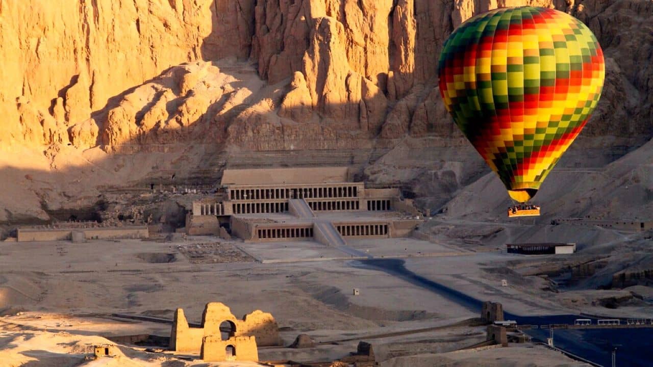 Egito - Passeio de balão em Luxor